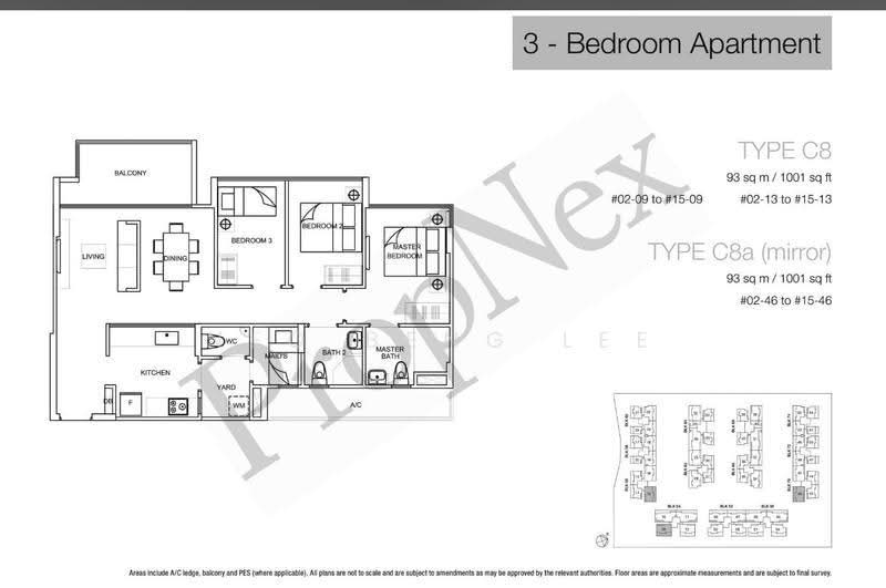 La Fiesta, 70 Sengkang Square, 3 Bedrooms, 1,001 sqft, Condominium For Sale, by Neo Beng Lee, 500244847 - PropertyGuru.com.sg