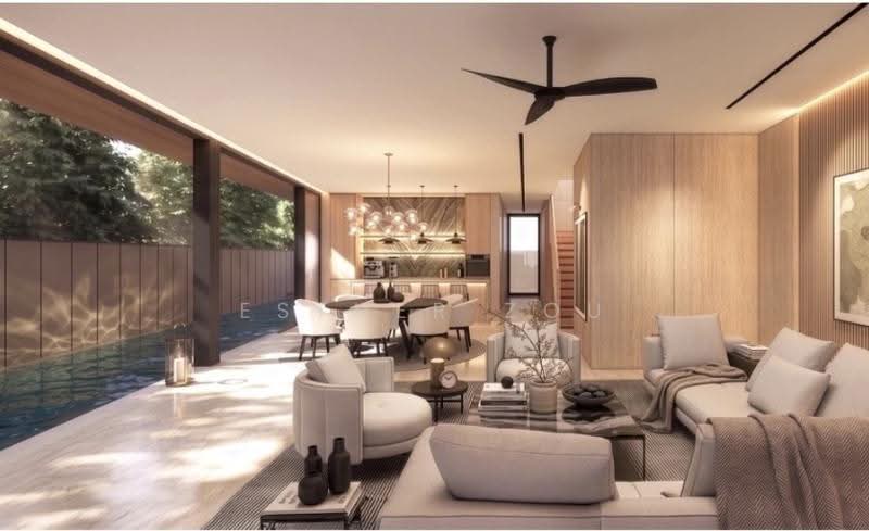 Gilstead road, , 5 Bedrooms, 3,423 sqft, Semi-Detached House For Sale, by Esther Zou, 500244873 - Living Room - PropertyGuru.com.sg