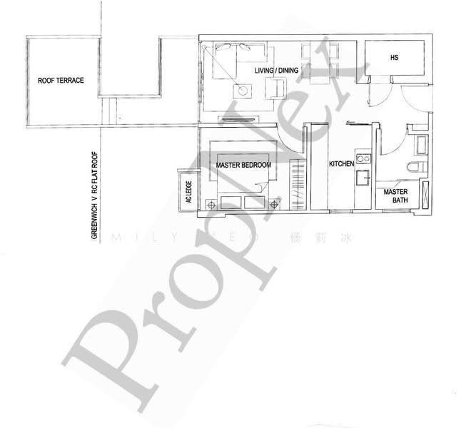 The Greenwich, 1 Seletar Road, 1 Bedroom, 603 sqft, Condominium For Sale, by Emily Yeo 杨莉冰, 500244879 - PropertyGuru.com.sg