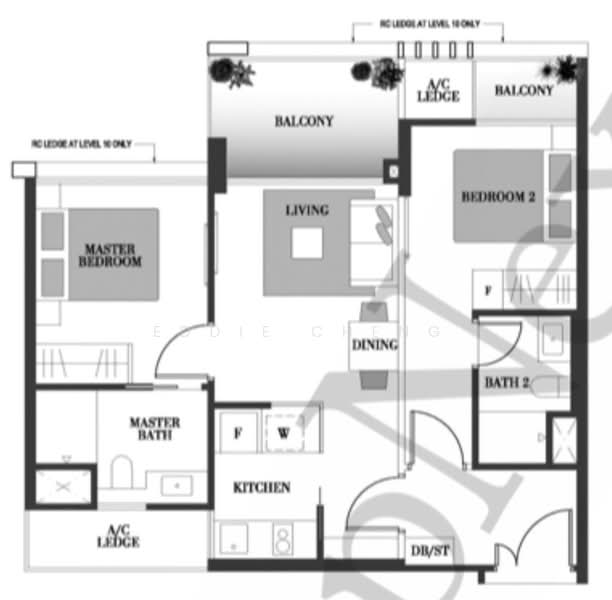 Botanique at Bartley, 233 Upper Paya Lebar Road, Hougang / Punggol / Sengkang, 2 Bedrooms, 732 sqft, Condominium For Sale, by Eddie Cheng, 500244998 - PropertyGuru.com.sg
