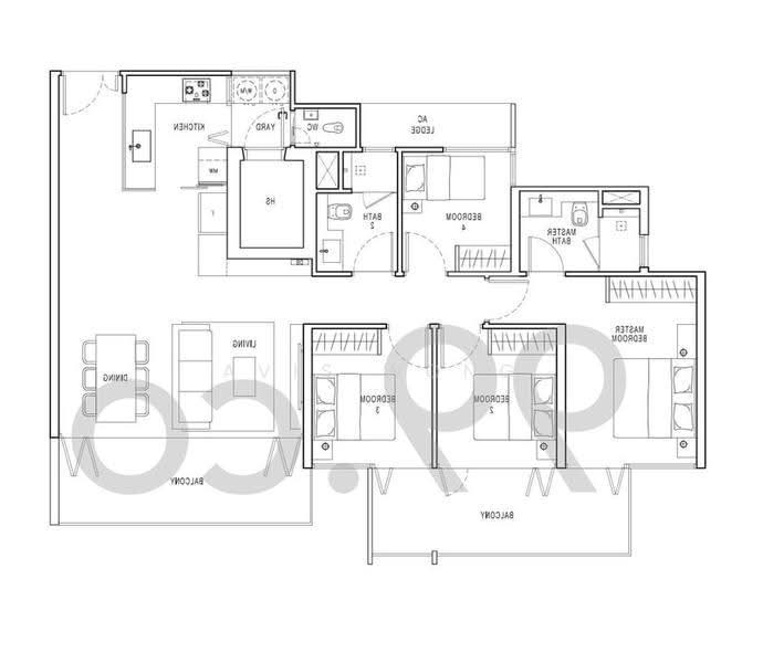 Pollen & Bleu, 19 Farrer Drive, 4 Bedrooms, 1,432 sqft, Condominium For Sale, by Avis Wong, 500245070 - PropertyGuru.com.sg