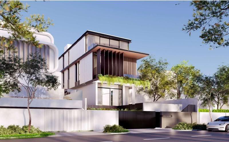 A Rare Architectural Statement in Bukit Timah, Clementi Park / Upper Bukit Timah, 6 Bedrooms, 10,244 sqft, Bungalow House For Sale, by Vernon Teo, 500245075 - Exterior - PropertyGuru.com.sg