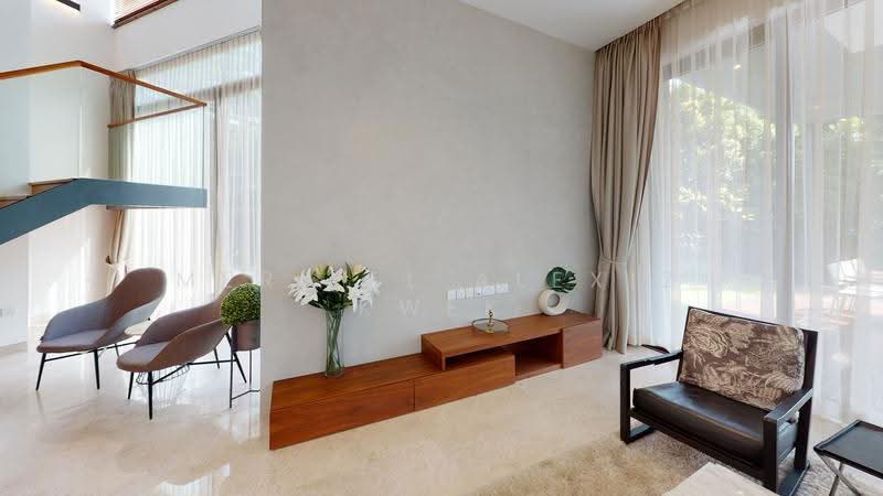 Modern Resort Home near MacRitchie, Lornie Road, 7 Bedrooms, 9,450 sqft, Detached House For Rent, by Meriell Alexiz Kwek, 500245121 - Living Room - PropertyGuru.com.sg