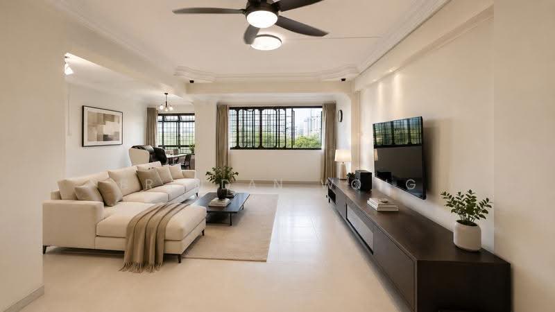 540 Jelapang Road, 540 Jelapang Road, 3 Bedrooms, 1,291 sqft, HDB Flat For Sale, by Brendan Wong, 500245192 - Living Room - PropertyGuru.com.sg