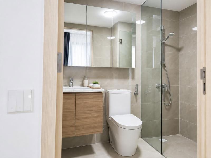 Treasure at Tampines, 57 Tampines Lane, Pasir Ris / Tampines, 1 Bedroom, 463 sqft, Condominium For Sale, by Charles Ong, 500245214 - Bathroom - PropertyGuru.com.sg