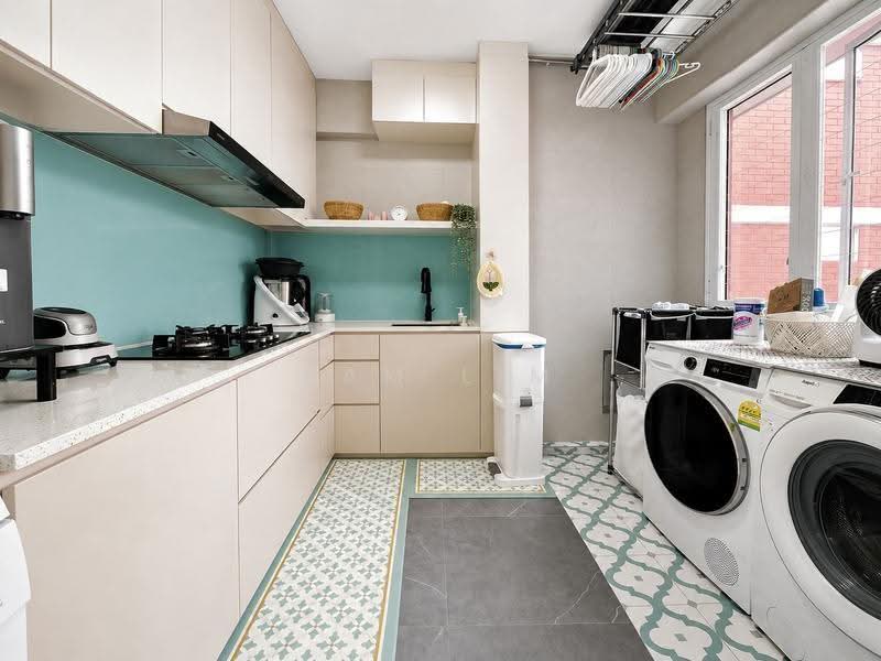 220 Hougang Street 21, 220 Hougang Street 21, 3 Bedrooms, 1,119 sqft, HDB Flat For Sale, by Sam Alakasam, 500245224 - Kitchen - PropertyGuru.com.sg