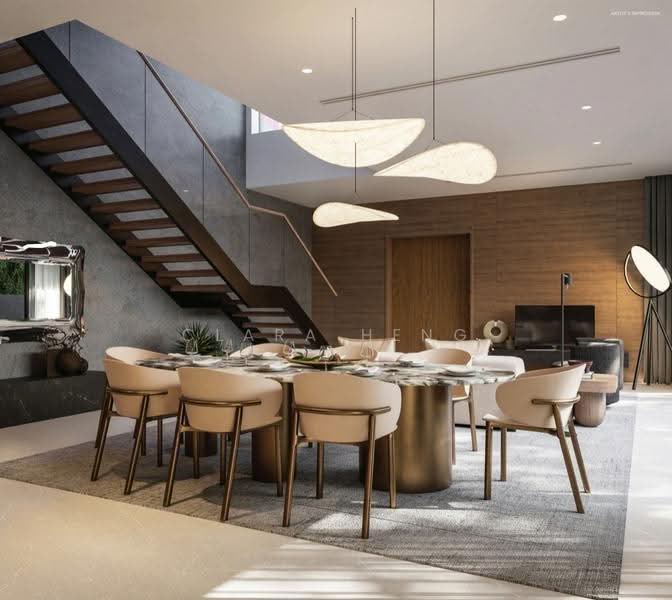 ☆D15 Newly-Built 3.5 Storey Semi-D with Lift & Pool! Near MRT, Buses, Schs, etc, Frankel Estate | Siglap | Palm Rd, 5 Bedrooms, 6,159 sqft, Semi-Detached House For Sale, by Clara Heng, 500245276 - Dining Room - PropertyGuru.com.sg