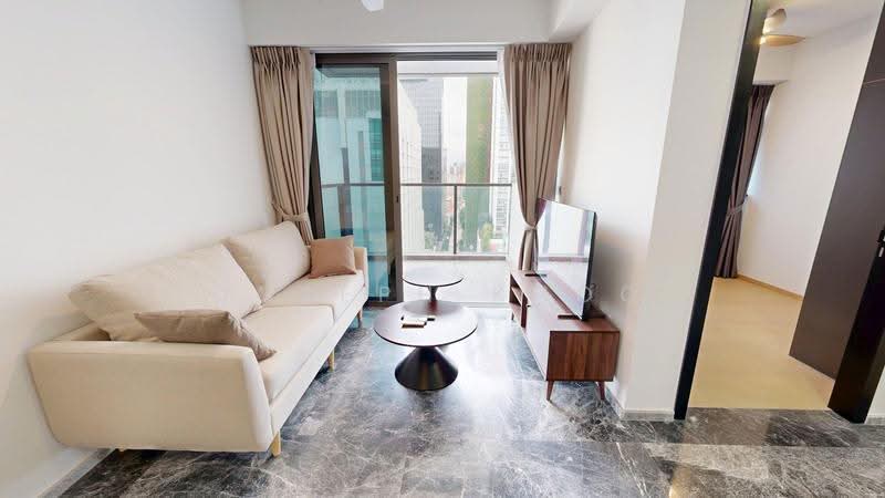One Bernam, 1 Bernam Street, Chinatown / Tanjong Pagar, 2 Bedrooms, 732 sqft, Condominium For Sale, by Joseph Khoo, 500245297 - Living Room - PropertyGuru.com.sg