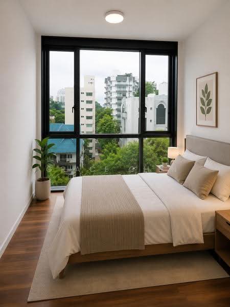 Hyll on Holland, 89 Holland Road, 2 Bedrooms, 657 sqft, Condominium For Sale, by Grace Chen, 500245311 - Bedroom - AI Generated - PropertyGuru.com.sg