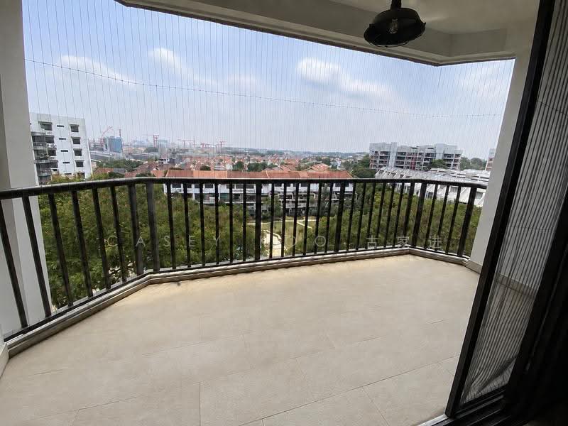 Nim Gardens, 77 Nim Road, 3 Bedrooms, 1,893 sqft, Condominium For Rent, by Casey Koo 古家进, 500245346 - Balcony - PropertyGuru.com.sg