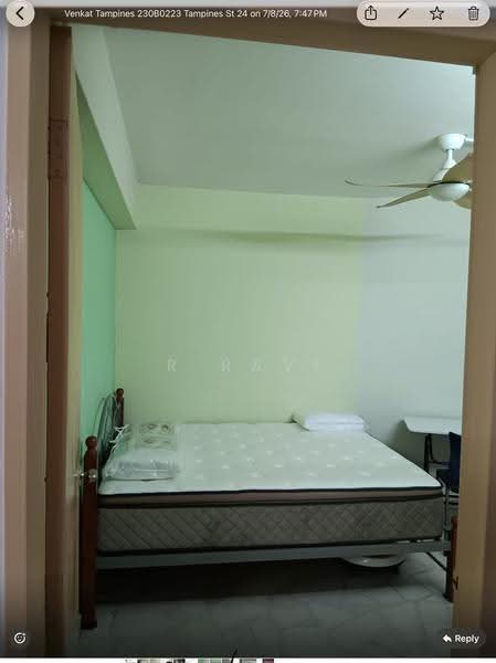 230B Tampines Street 24, 230B Tampines Street 24, Pasir Ris / Tampines, Room Rental, 150 sqft, HDB Flat For Rent, by R Ravi, 500245441 - Bedroom - PropertyGuru.com.sg