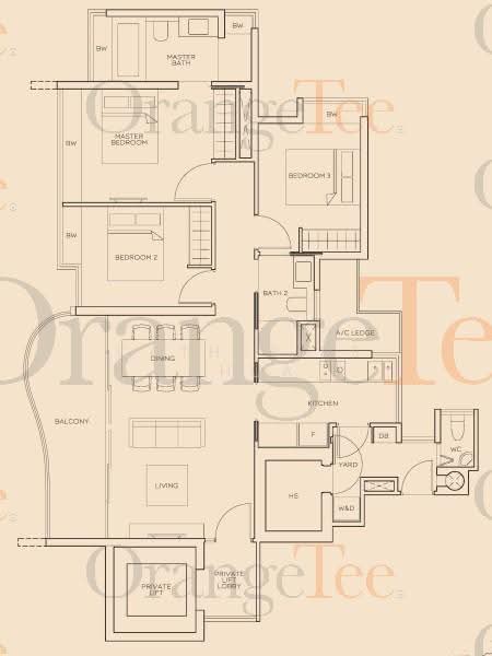 The Meyerise, 97 Meyer Road, 3 Bedrooms, 1,270 sqft, Condominium For Sale, by Catherine Chua, 500245593 - Master Bedroom - PropertyGuru.com.sg