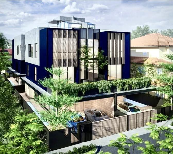 INDIGO - First Class Semi-Detached, Upper East Coast | Siglap | Palm Avenue, 5 Bedrooms, 6,159 sqft, Semi-Detached House For Sale, by Lawrence Tan, 500245612 - Exterior - PropertyGuru.com.sg