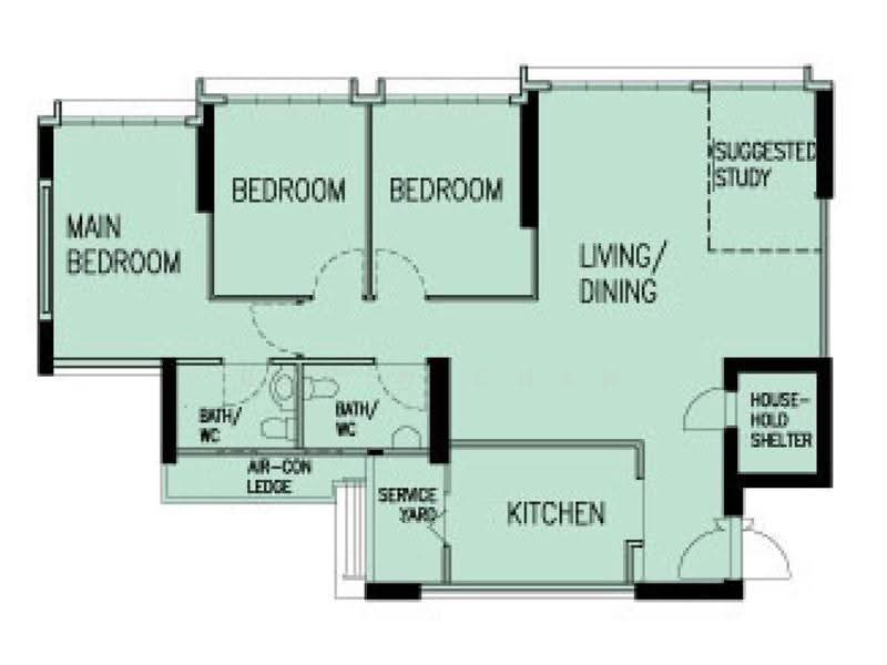 812A Choa Chu Kang Avenue 7, 812A Choa Chu Kang Avenue 7, 2 Bedrooms, 1,216 sqft, HDB Flat For Sale, by Robin Chan, 500245621 - PropertyGuru.com.sg