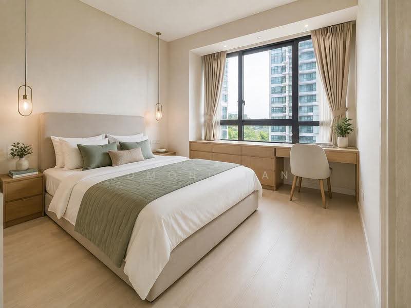 d'Leedon (Former Farrer Court), 13 Leedon Heights, Tanglin / Holland / Bukit Timah, 1 Bedroom, 635 sqft, Condominium For Sale, by Edmond Tan, 500245674 - Bedroom - PropertyGuru.com.sg