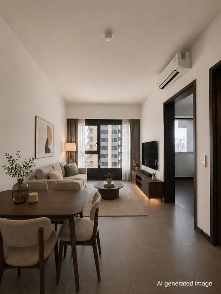 Midtown Modern, 18 Tan Quee Lan Street, Beach Road / Bugis / Rochor, 1 Bedroom, 409 sqft, Condominium For Sale, by Wayne Lim, 500245694 - Living Room - PropertyGuru.com.sg