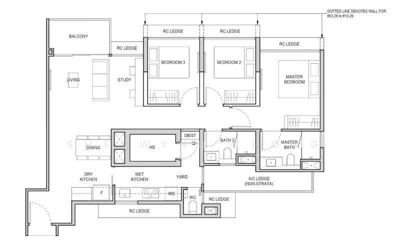 Norwood Grand, 10 Champions Way, 3 Bedrooms, 1,044 sqft, Condominium For Rent, by Sherwynn Chong, 500245705 - PropertyGuru.com.sg