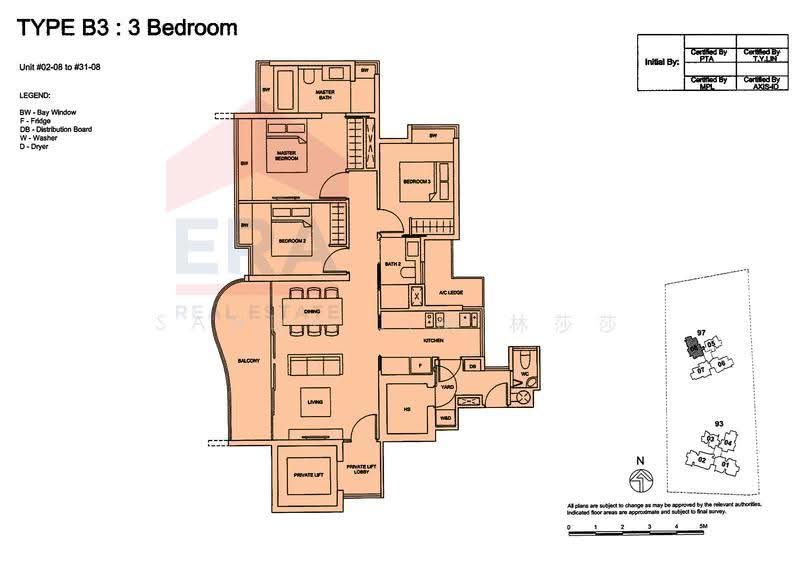 The Meyerise, 97 Meyer Road, 3 Bedrooms, 1,270 sqft, Condominium For Sale, by Sandy Lim 林莎莎, 500245717 - PropertyGuru.com.sg