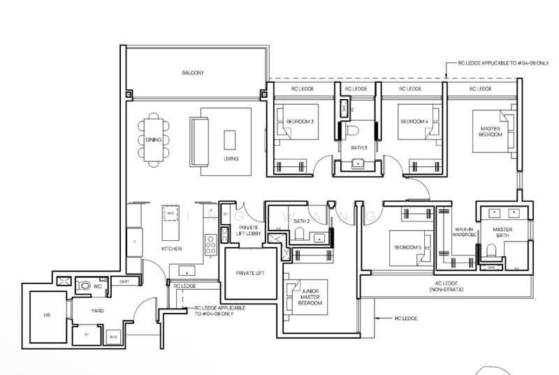 Thomson Reserve, Bright Hill Drive, 5 Bedrooms, 1,765 sqft, Condominium For Sale, by LING WANG, 500245733 - PropertyGuru.com.sg