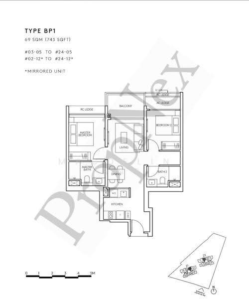 AMO Residence, 23 Ang Mo Kio Rise, Ang Mo Kio / Bishan / Thomson, 2 Bedrooms, 743 sqft, Condominium For Sale, by Magdeline Sng, 500245807 - PropertyGuru.com.sg