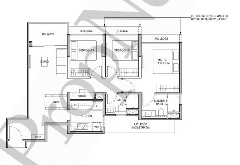 Norwood Grand, , 3 Bedrooms, 872 sqft, Condominium For Rent, by Jeraldine Yeo, 500245824 - PropertyGuru.com.sg