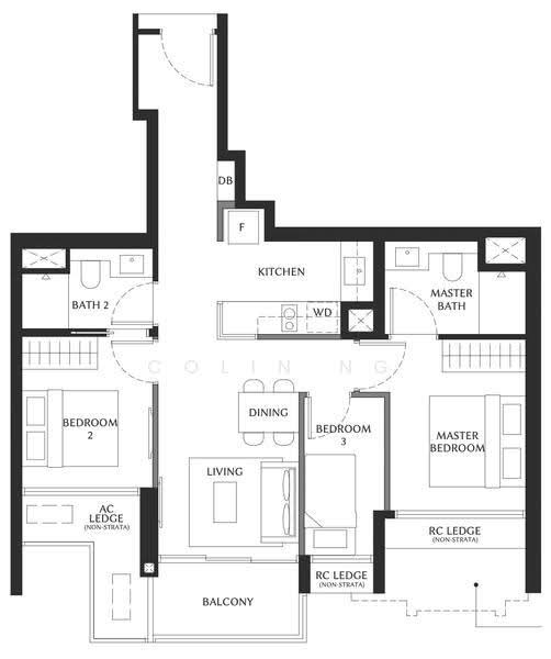 The Serra Residences, 7 Bassein Road, Newton / Novena, 3 Bedrooms, 764 sqft, Condominium For Sale, by Colin Ng, 500245836 - PropertyGuru.com.sg
