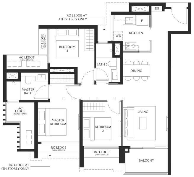 The Serra Residences, 7 Bassein Road, Newton / Novena, 3 Bedrooms, 764 sqft, Condominium For Sale, by Colin Ng, 500245836 - PropertyGuru.com.sg