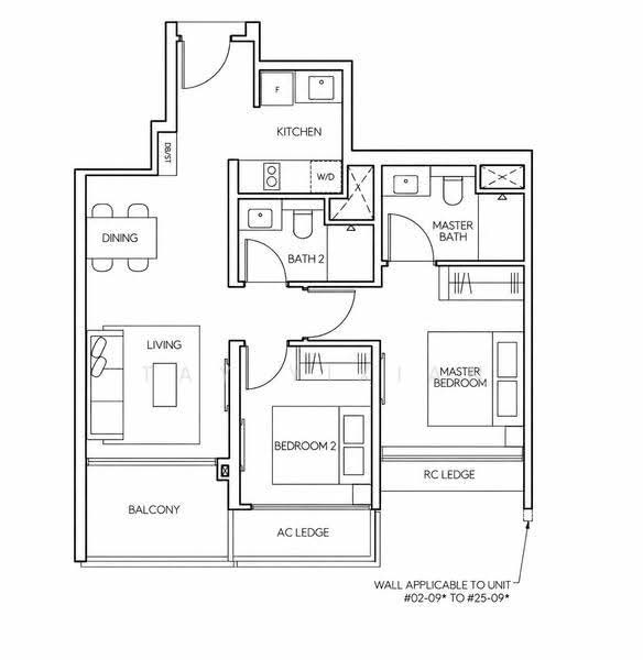 AMO Residence, 23 Ang Mo Kio Rise, 2 Bedrooms, 743 sqft, Condominium For Sale, by Tay Yixian, 500245899 - PropertyGuru.com.sg