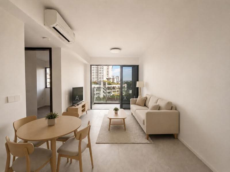 AMO Residence, 23 Ang Mo Kio Rise, 2 Bedrooms, 743 sqft, Condominium For Sale, by Tay Yixian, 500245899 - AI Perspective: Living Room - PropertyGuru.com.sg