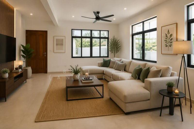 LANDED7772 @ NEX 2-Storey Corner Terrace, Serangoon/ Jalan Chermat/ Kovan Road/ Joo Hiang, Hougang, Hougang / Punggol / Sengkang, 4 Bedrooms, 2,500 sqft, Corner Terrace For Sale, by Bell Tan (Annabella), 500245923 - Living Room - PropertyGuru.com.sg