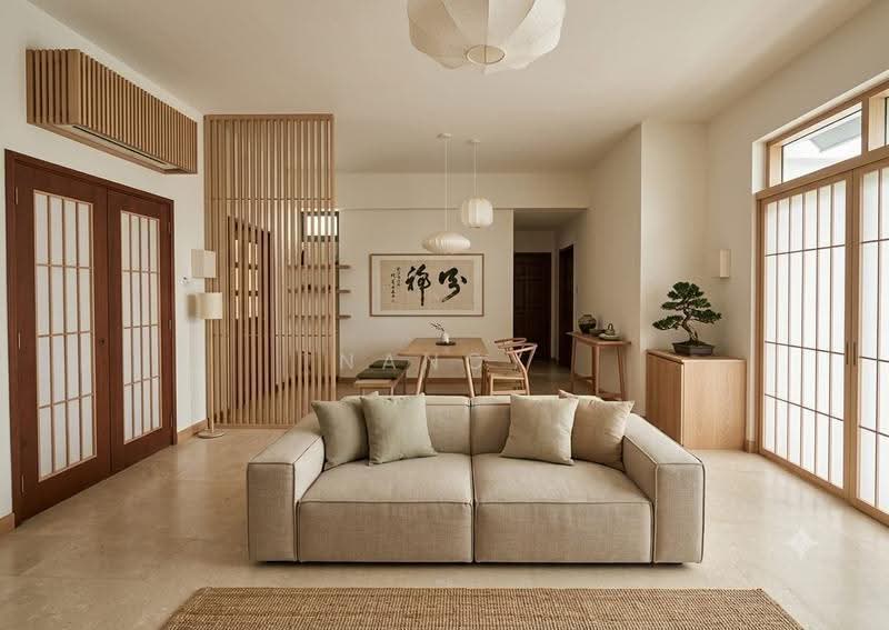 Merawoods, Dairy Farm / Bukit Panjang / Choa Chu Kang, 2 Bedrooms, 1,076 sqft, Condominium For Sale, by Nancy See, 500245949 - Living Room - for illustration only - PropertyGuru.com.sg