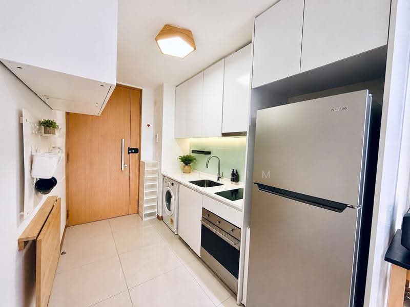 The Trilinq, Jalan Lempeng, 1 Bedroom, 603 sqft, Condominium For Sale, by Nigel Lim, 500245981 - Kitchen - PropertyGuru.com.sg