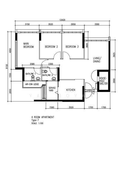 506B Yishun Avenue 4, 506B Yishun Avenue 4, 3 Bedrooms, 1,001 sqft, HDB Flat For Sale, by YAN BOYAN, 500246033 - PropertyGuru.com.sg