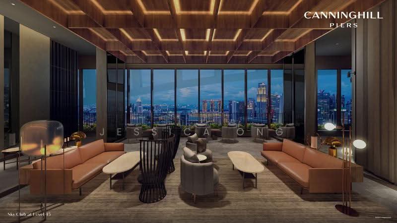 CanningHill Piers, 177 River Valley Road, City Hall / Clarke Quay, 2 Bedrooms, 732 sqft, Condominium For Sale, by Jessica Ong, 500246042 - Living Room - PropertyGuru.com.sg