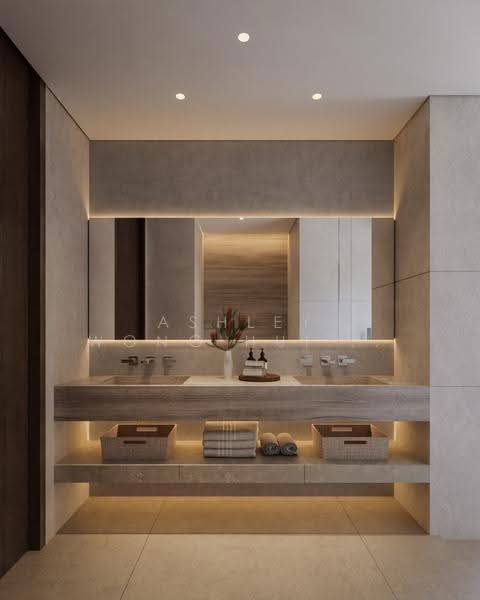 Brand New Semi-D @ Siglap MRT, East Coast, Bayshore, Elliot Road, Palm Ave Palm Rd Elliot Rd Tay Lian Teck Kee Sun Ave Elliot Walk Nallur Rd Palm Dr Woo Mon Chew Upper East Coast Figaro, East Coast / Marine Parade, 5 Bedrooms, 6,177 sqft, Semi-Detached House For Sale, by Ashley Wong Hui Min (黄鏸慜), 500246066 - Bathroom - PropertyGuru.com.sg