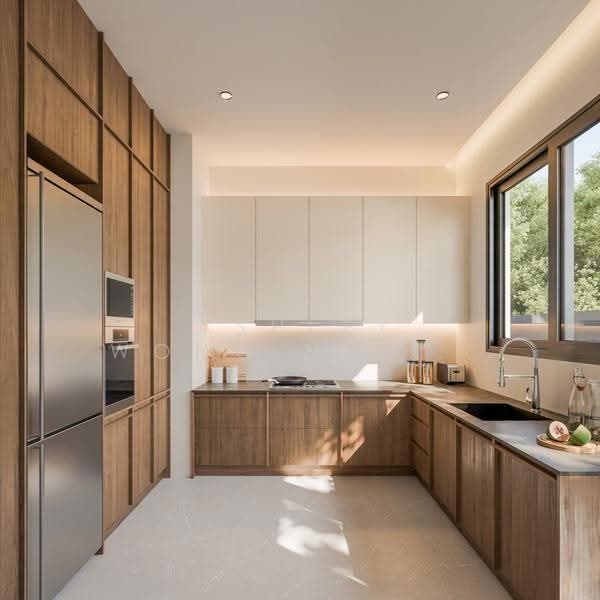 Brand New Semi-D @ Siglap MRT, East Coast, Bayshore, Elliot Road, Palm Ave Palm Rd Elliot Rd Tay Lian Teck Kee Sun Ave Elliot Walk Nallur Rd Palm Dr Woo Mon Chew Upper East Coast Figaro, East Coast / Marine Parade, 5 Bedrooms, 6,177 sqft, Semi-Detached House For Sale, by Ashley Wong Hui Min (黄鏸慜), 500246066 - Kitchen - PropertyGuru.com.sg