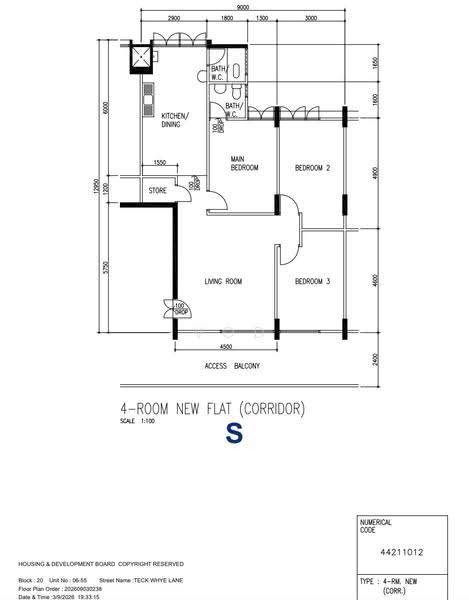 20 Teck Whye Lane, 20 Teck Whye Lane, Dairy Farm / Bukit Panjang / Choa Chu Kang, 3 Bedrooms, 1,001 sqft, HDB Flat For Sale, by Vod Chia, 500246067 - PropertyGuru.com.sg