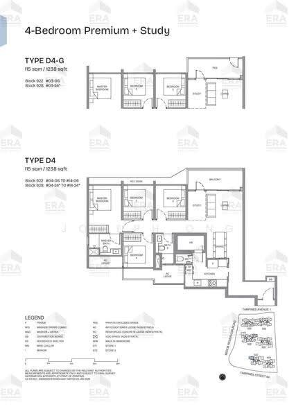Pinery Residences, Tampines Street 94, 4 Bedrooms, 1,238 sqft, Condominium For Sale, by Joseph Ong, 500246085 - PropertyGuru.com.sg