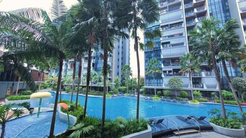 The Garden Residences, 1 Serangoon North View, Hougang / Punggol / Sengkang, 1 Bedroom, 517 sqft, Condominium For Sale, by Lucas Tan, 500246091 - Pool - PropertyGuru.com.sg