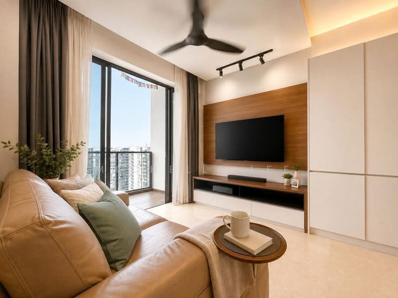 Botanique at Bartley, 233 Upper Paya Lebar Road, Hougang / Punggol / Sengkang, 2 Bedrooms, 657 sqft, Condominium For Sale, by Michelle Lee, 500246161 - Living Room - PropertyGuru.com.sg