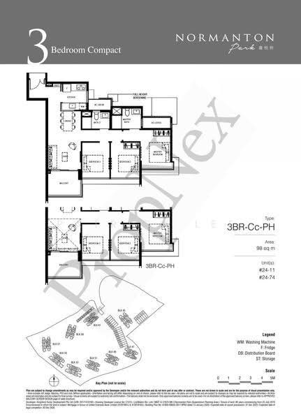 Normanton Park, 61 Normanton Park, Buona Vista / West Coast / Clementi New Town, 3 Bedrooms, 1,055 sqft, Condominium For Rent, by Patrick Lee WF, 500246186 - PropertyGuru.com.sg