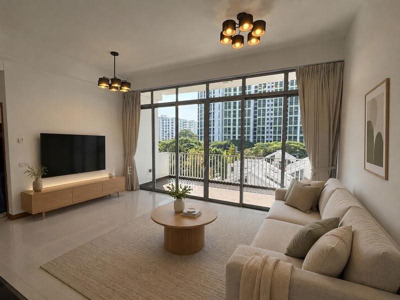 3 bedder @ Woodgrove Avenue, Woodgrove Avenue, Mandai / Upper Thomson, 3 Bedrooms, 1,100 sqft, Condominium For Sale, by Jeremy Teo, 500246204 - Living hall - PropertyGuru.com.sg