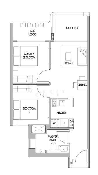 The Tre Ver, 60 Potong Pasir Avenue 1, Macpherson / Potong Pasir, 2 Bedrooms, 646 sqft, Condominium For Sale, by Alexis Quek, 500246229 - PropertyGuru.com.sg