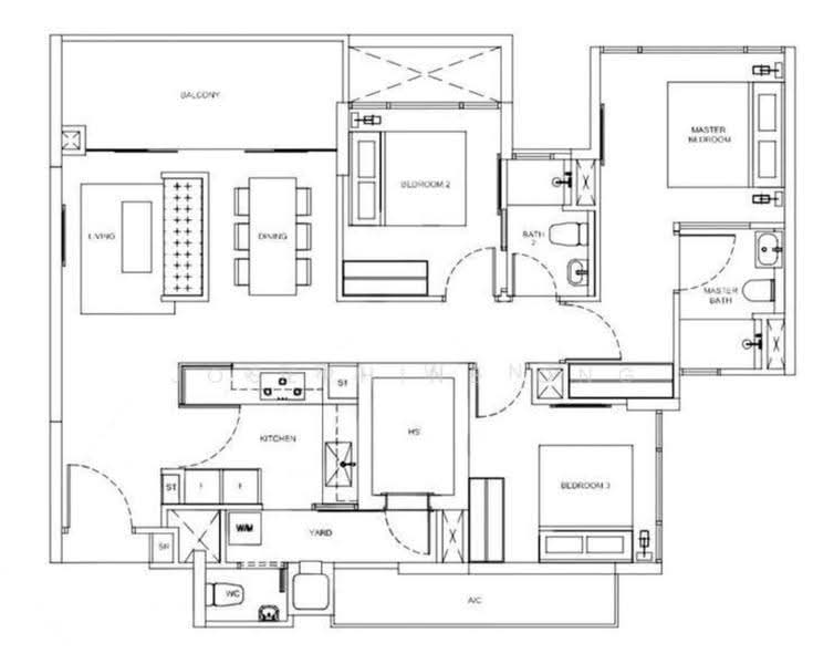 Riversails, 2 Upper Serangoon Crescent, Hougang / Punggol / Sengkang, 3 Bedrooms, 1,109 sqft, Condominium For Sale, by Josephine Ong, 500246259 - PropertyGuru.com.sg