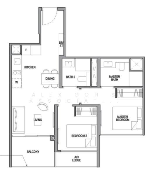 Park Colonial, 2 Woodleigh Lane, Macpherson / Potong Pasir, 2 Bedrooms, 678 sqft, Condominium For Sale, by KOH JUN KIAT, 500246284 - PropertyGuru.com.sg