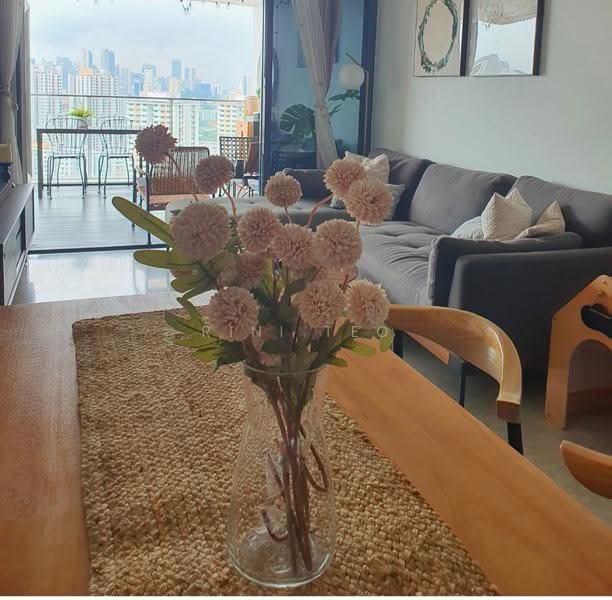 Cityscape at Farrer Park, 101 Mergui Road, Farrer Park / Serangoon Rd, 2 Bedrooms, 990 sqft, Condominium For Rent, by Rini Teo, 500246294 - Living Room - PropertyGuru.com.sg