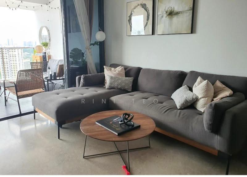 Cityscape at Farrer Park, 101 Mergui Road, Farrer Park / Serangoon Rd, 2 Bedrooms, 990 sqft, Condominium For Rent, by Rini Teo, 500246294 - Living Room - PropertyGuru.com.sg