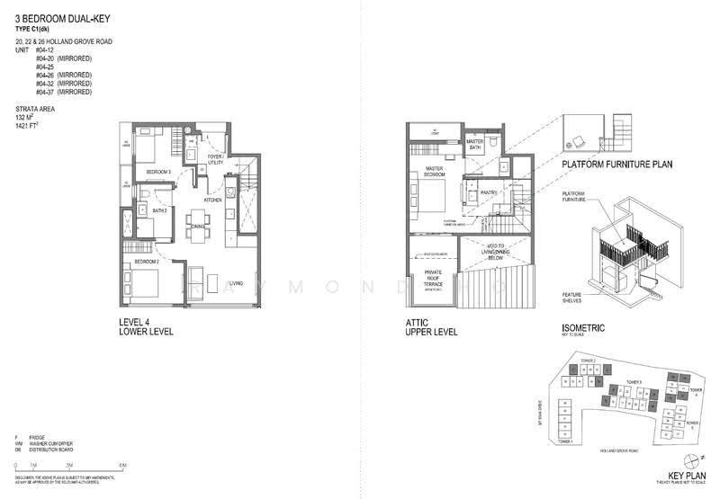 Parksuites, 26 Holland Grove Road, Tanglin / Holland / Bukit Timah, 3 Bedrooms, 1,421 sqft, Condominium For Sale, by Raymond Ho, 500246318 - PropertyGuru.com.sg