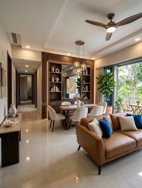 Forest Woods, Hougang / Punggol / Sengkang, 4 Bedrooms, 1,249 sqft, Condominium For Sale, by MH Quek, 500246320 - Living Room - PropertyGuru.com.sg