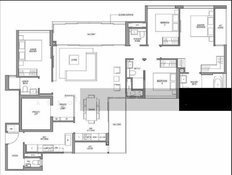Martin Modern, 10 Martin Place, 4 Bedrooms, 1,796 sqft, Apartment For Rent, by Valerie Goh, 500246323 - PropertyGuru.com.sg